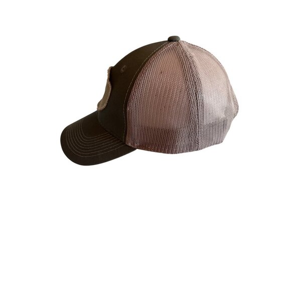 Fighting Island Embroidered Mesh Back Adjustable Baseball Cap - Picture 3 of 6